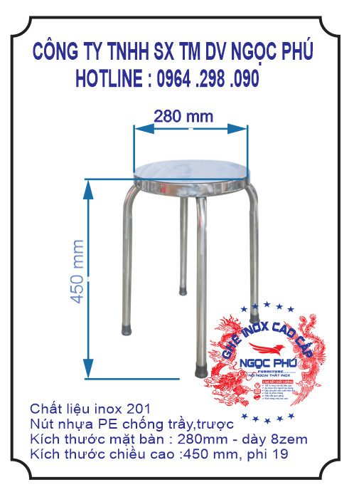 Ghế INOX